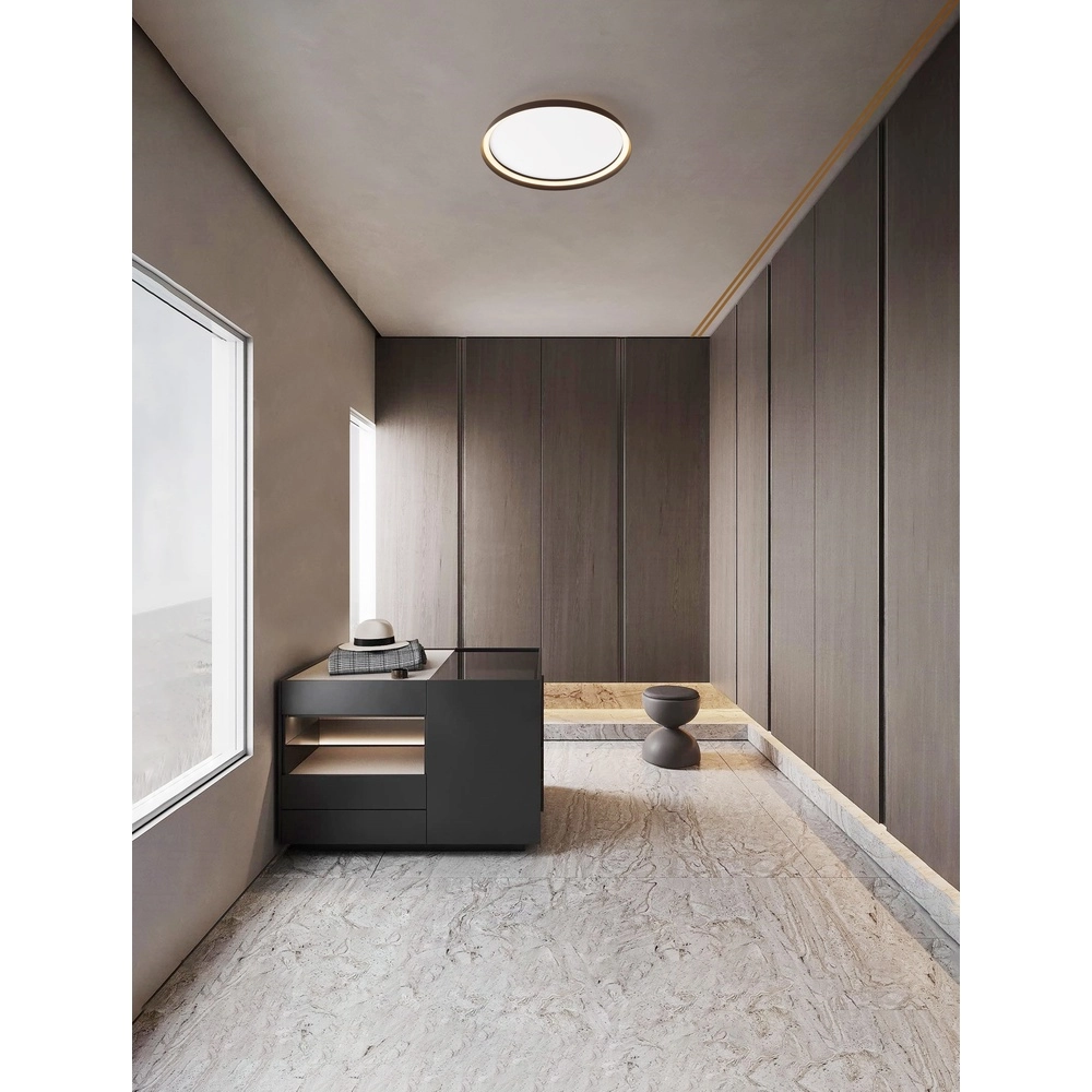 Design-Deckenleuchte Ormi Ø 60cm kaffeebraun Lyora 5212017463142