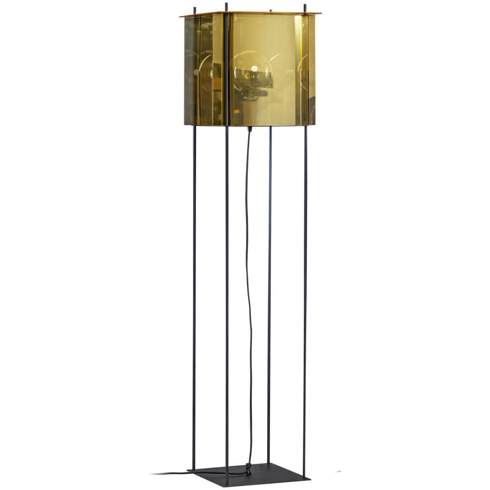 Quadratische Stehlampe Cube 130cm