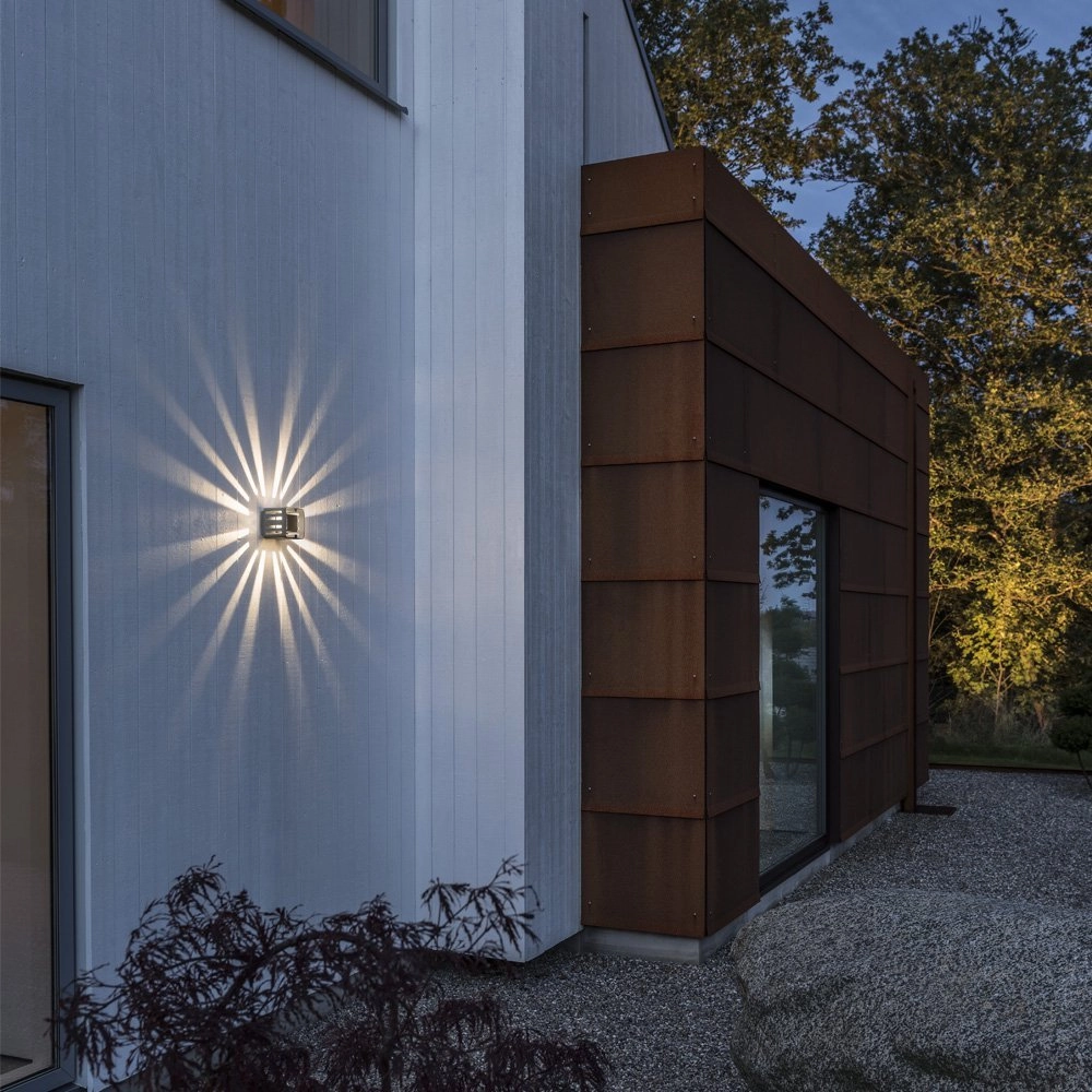 LED-Außenleuchte Pescara Square 11cm Anthrazit KonstSmide 7318307978377