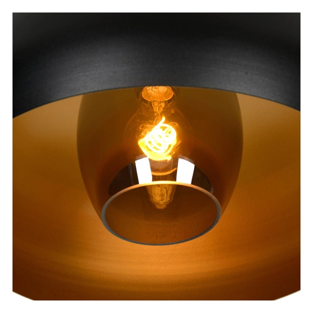 Deckenlampe Sharan Ø 38 cm schwarz Lucide 5411212302922