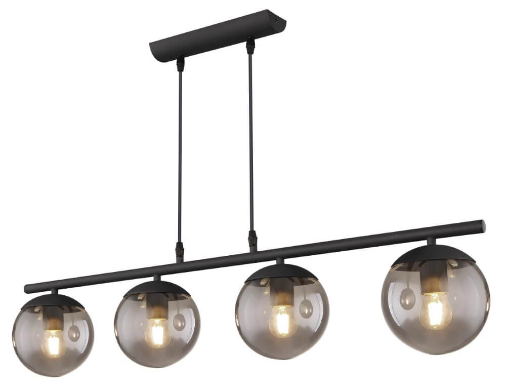 Design-Hängelampe Blama schwarz 4-Licht Globo 9007371409440