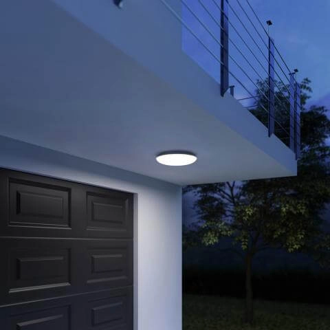 Veranda Lampe DL Vario Quattro mit Bewegungssensor Steinel 4007841035440
