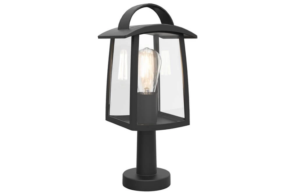 Schöne Gartenlampe Kelsey schwarz S