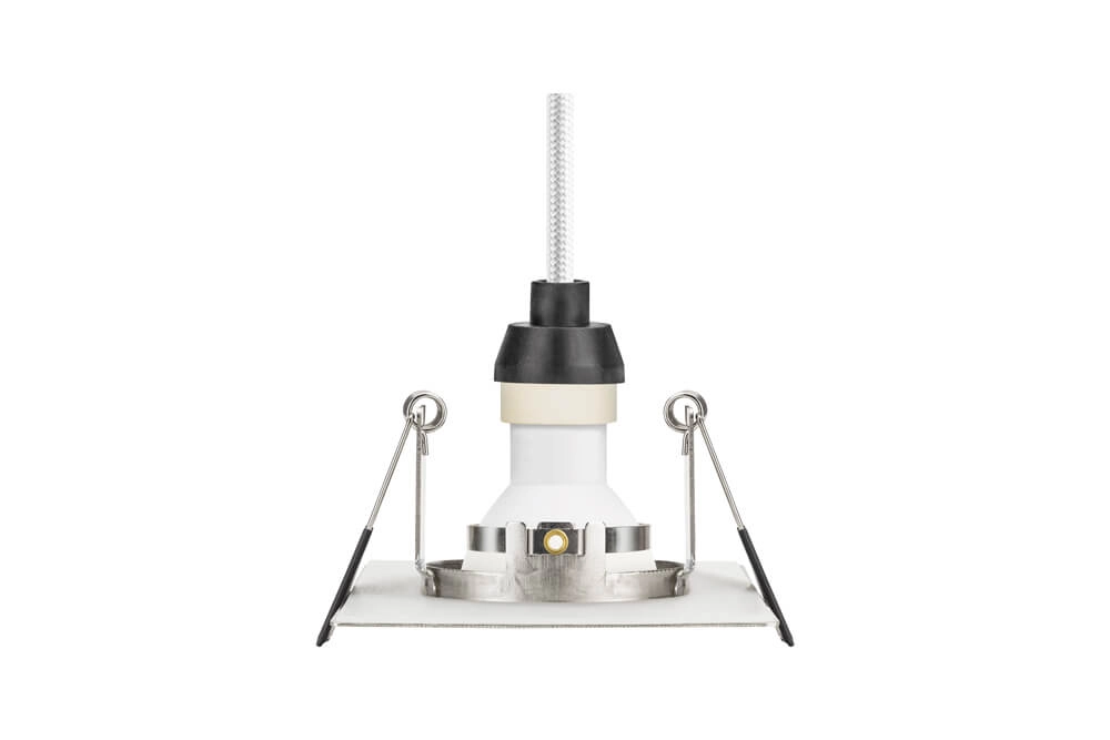 Einbaustrahler aus Edelstahl EvoFire GU10 - quadratisch Lyora 5055788228653
