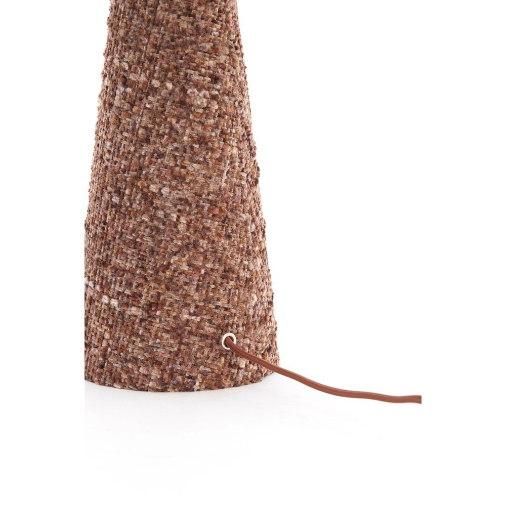 Boucle-Tischlampe Micky 58 cm – Burgunder Light & Living 8717807834197
