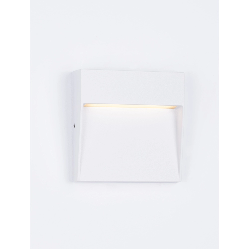 Quadratische Wandleuchte Toby Design Weiß Lyora 5212017453587