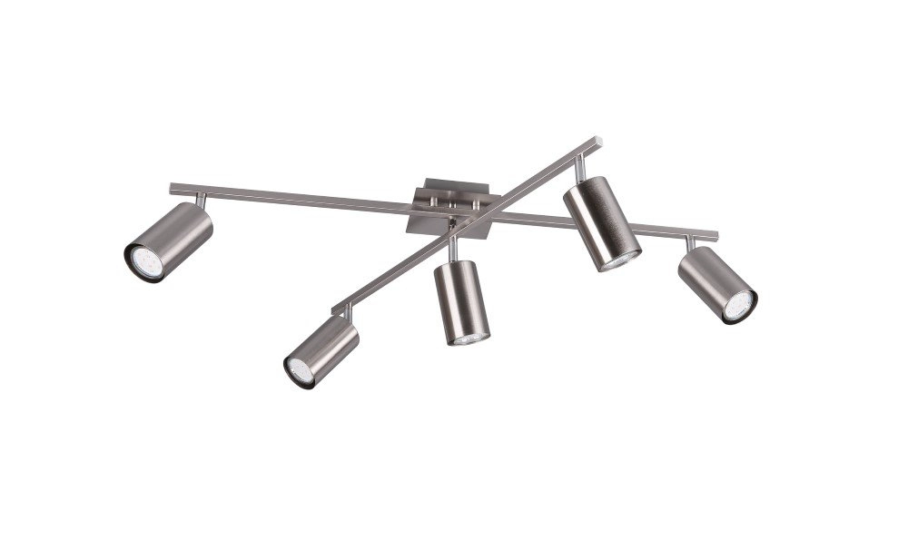 Deckenleuchte Marley 5-leichte Nickelmatte Trio 4017807411638