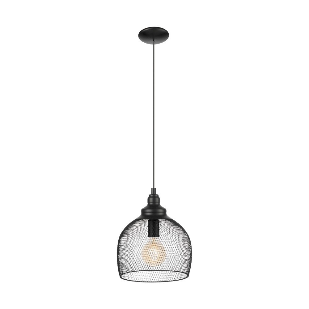 Pendelleuchte Straiton 28cm 28 cm schwarz Eglo 9002759497361