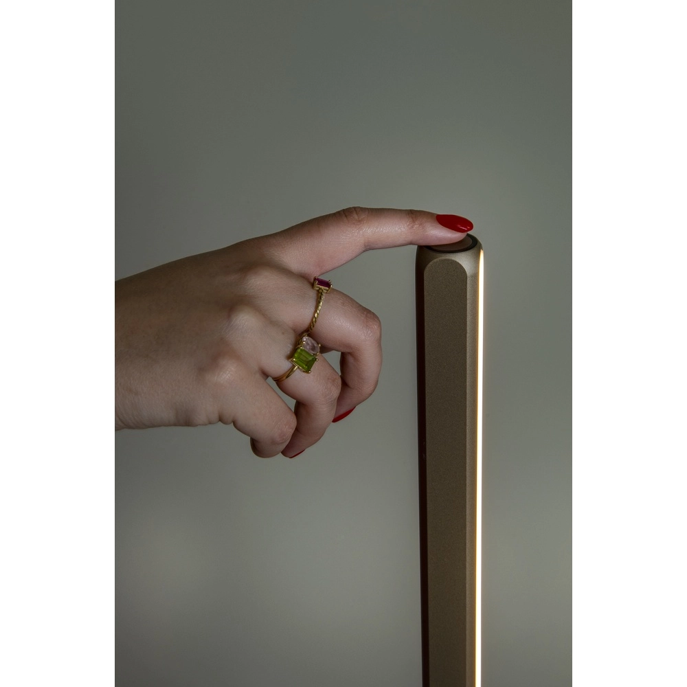 155 cm LED-Stehlampe Braga Champagner Premium by Lucide 5411212234452