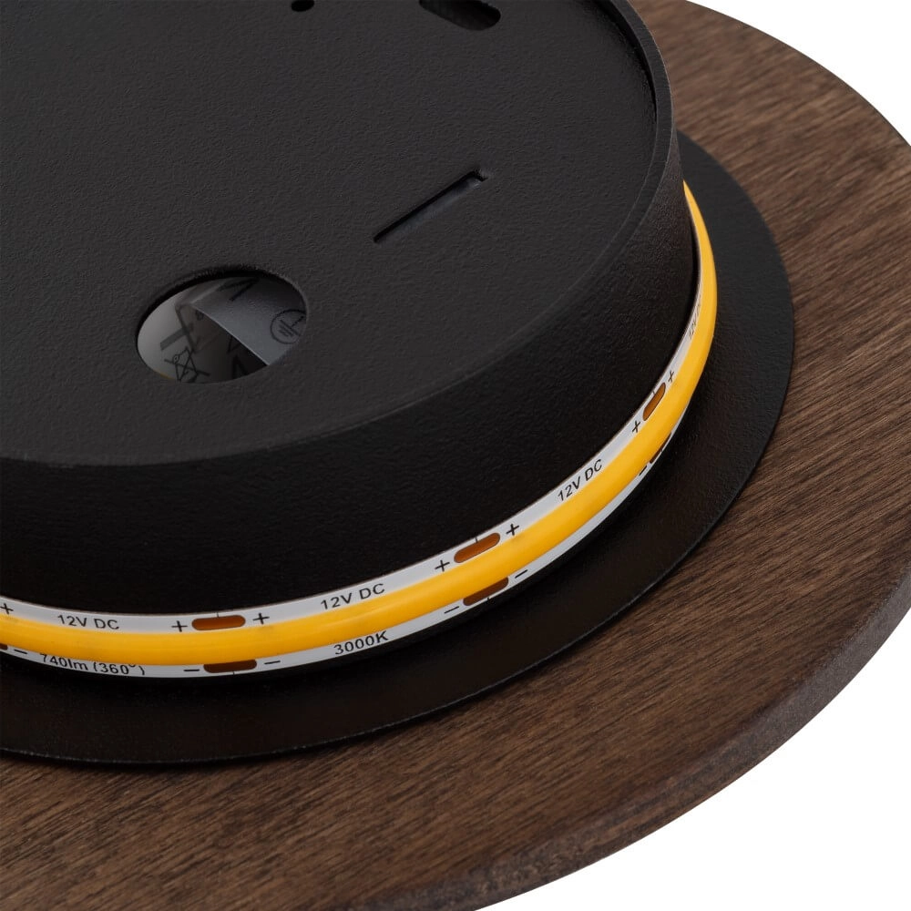 Wandleuchte Ring Timber S LED-Holz Lyora 5903139112888