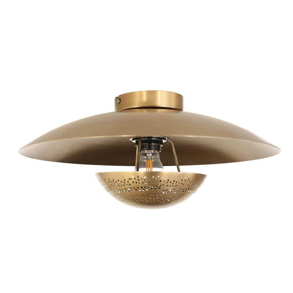Runde Deckenleuchte Brass Bronze Steinhauer 8712746171662
