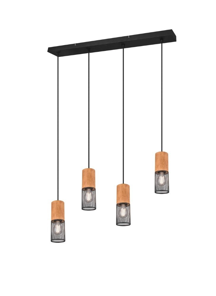 4-Licht Esszimmer Pendelleuchte Tosh