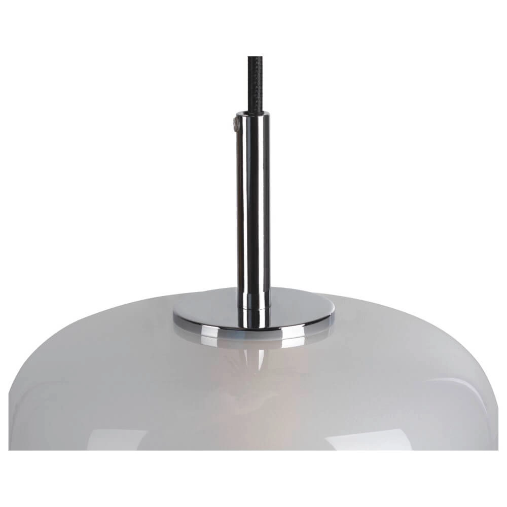 Hängelampe aus Glas Pantilo Rauchglas - Ø 20cm SLV 4024163266444