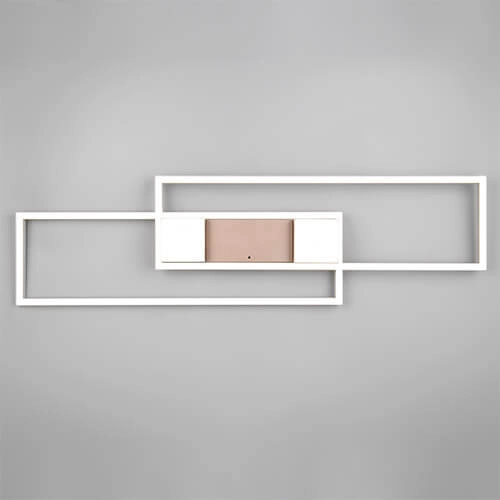 LED-Deckenleuchte 100x28 Albany rotes Kupfer Trio 4017807610307