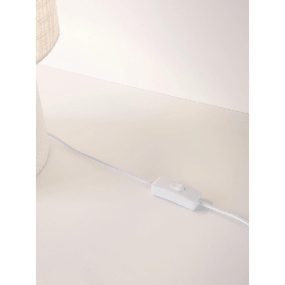 Japandi-Tischlampe Nebia Beige Lyora 5212017493996