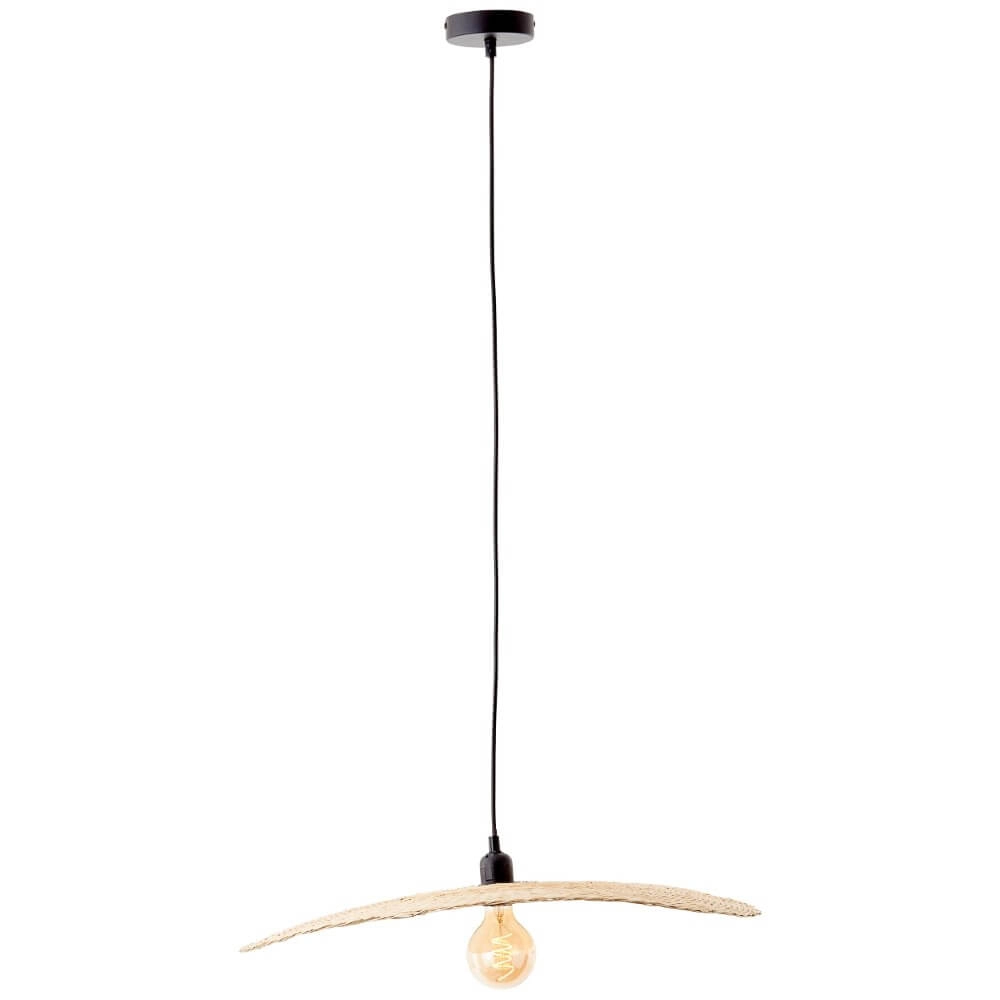 Hängelampe aus Rattan Jefter Ø 60cm Brilliant 4004353393334