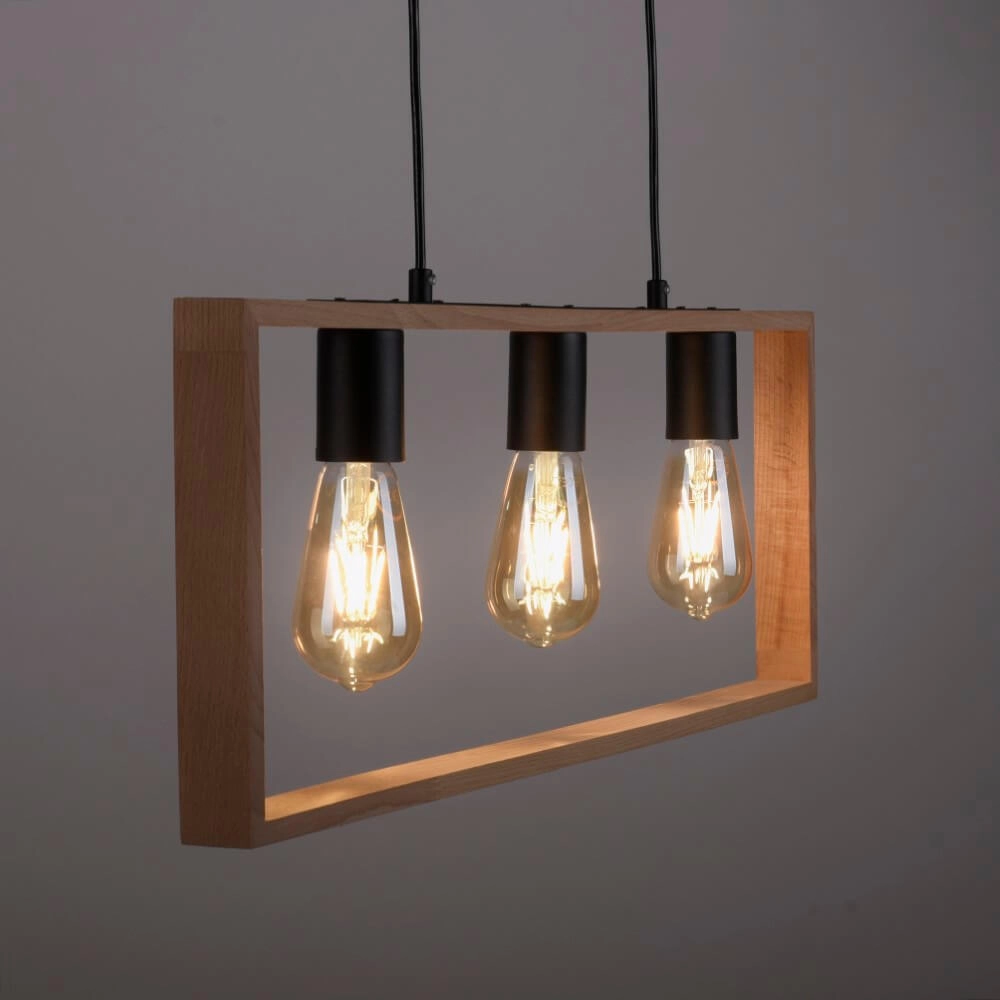 Ländliche Hängelampe Franky 3-flammig Just Light 4043689966430