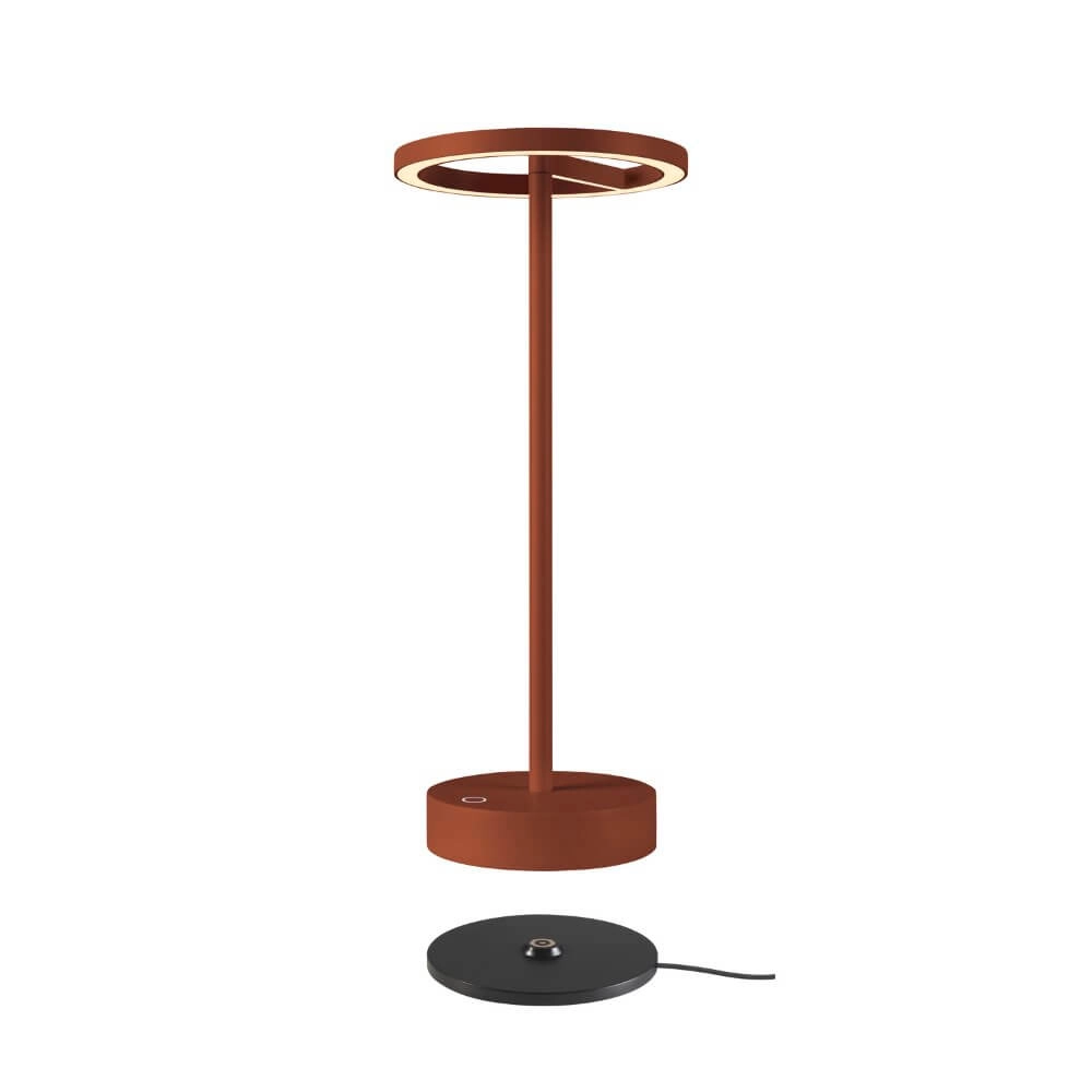 Tischlampe für den Außenbereich Vinolina One Rost - wiederaufladbar SLV 4024163276313