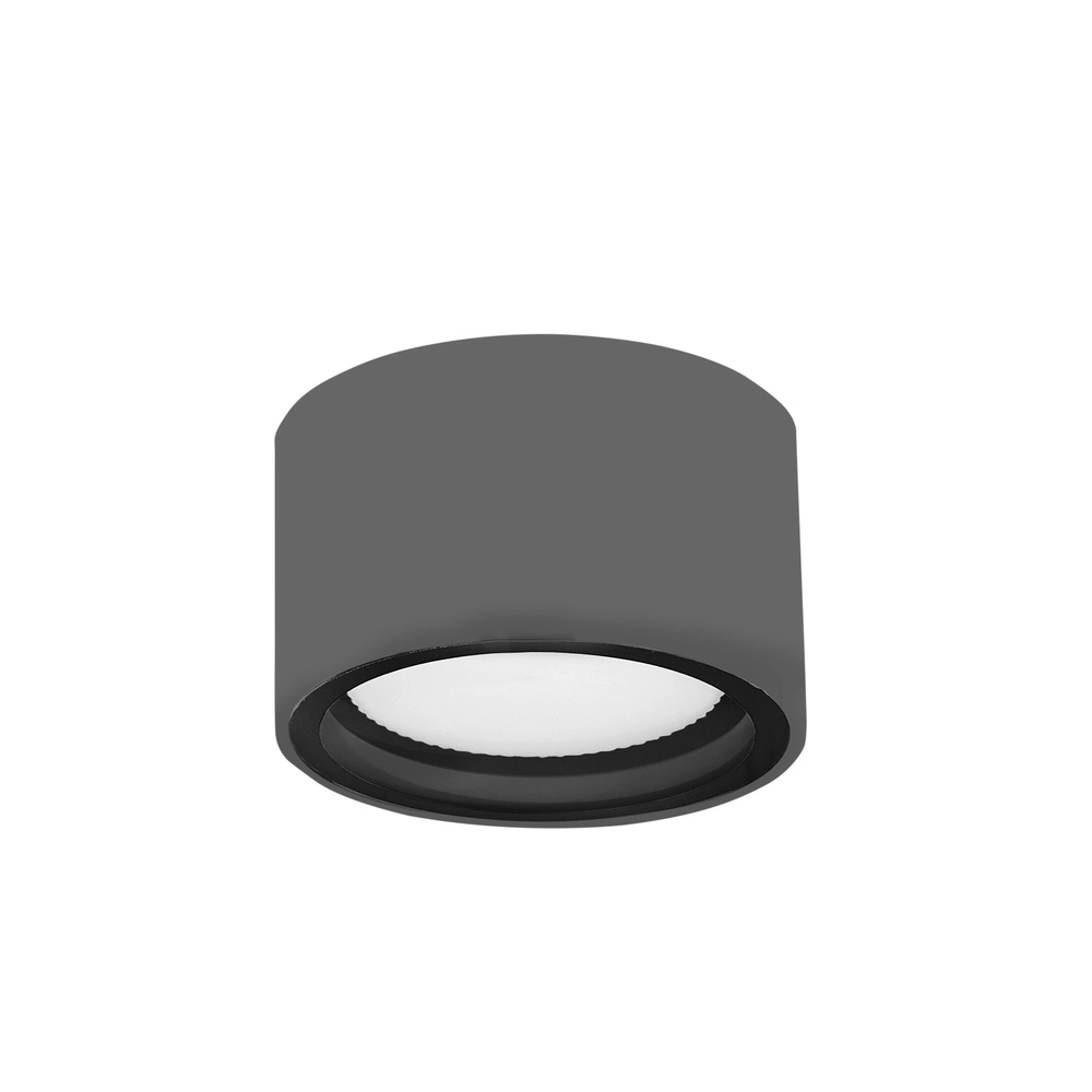 Runde Deckenleuchte Focus Ø 10cm grau