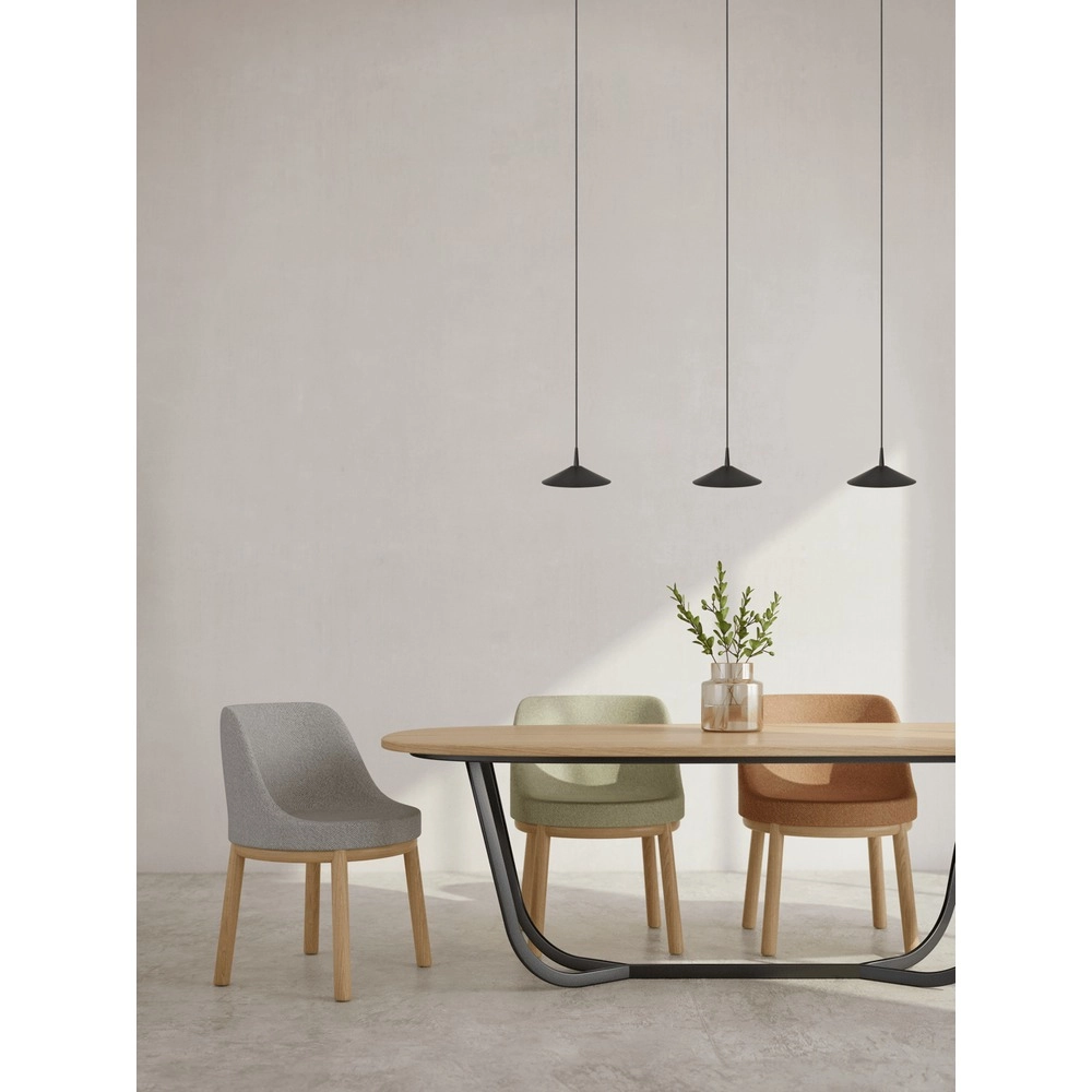 3-Licht Pendellampe Ceppo schwarze Ø 18 cm Masterlight 8718121350875