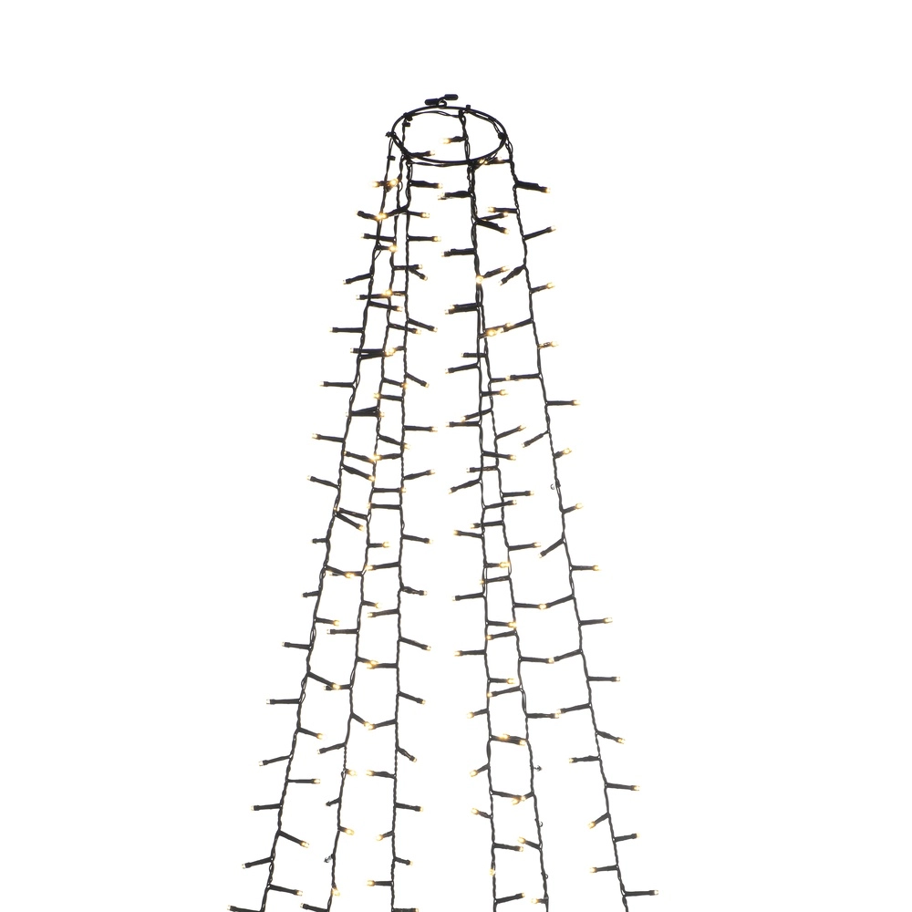Beleuchtungsset 240cm - 6x 110 led - 2700K für den Weihnachtsbaum KonstSmide 7318306650106