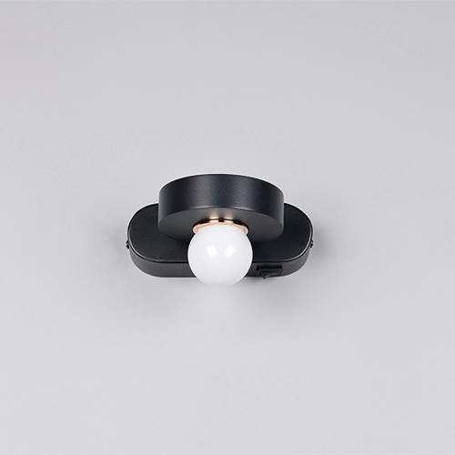 Wandlampe Arpino Schwarz 15 cm Trio 4017807683639