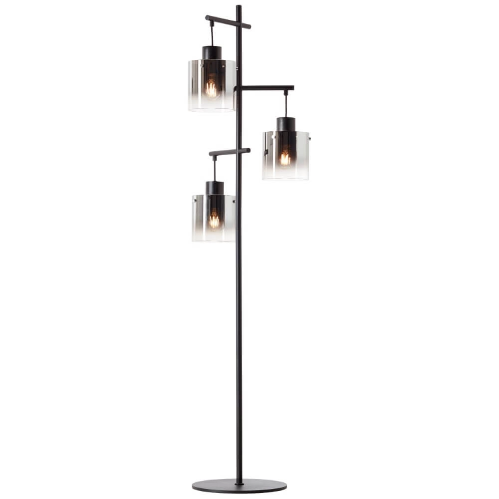 Schwarze Stehlampe Simonis 3-flammig Brilliant 4004353397813