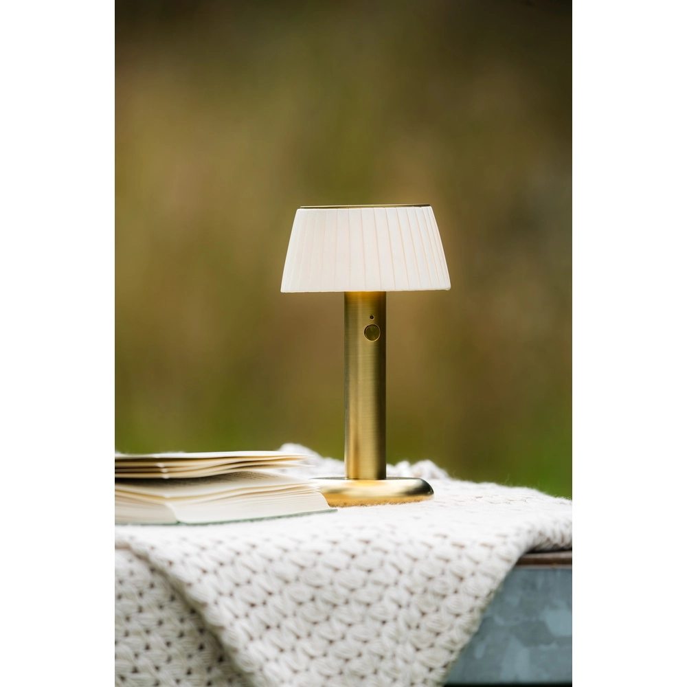 Goldene Tischlampe Grasse Wiederaufladbare Geräte KonstSmide 7318300030416
