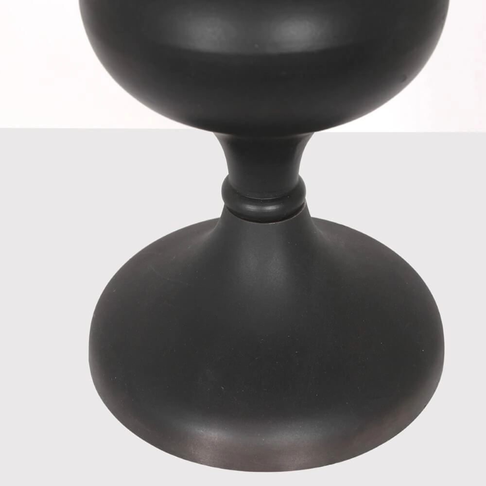 Klassische Tischlampe Lyons C mit weißem Leinenschirm Steinhauer 8712746166767