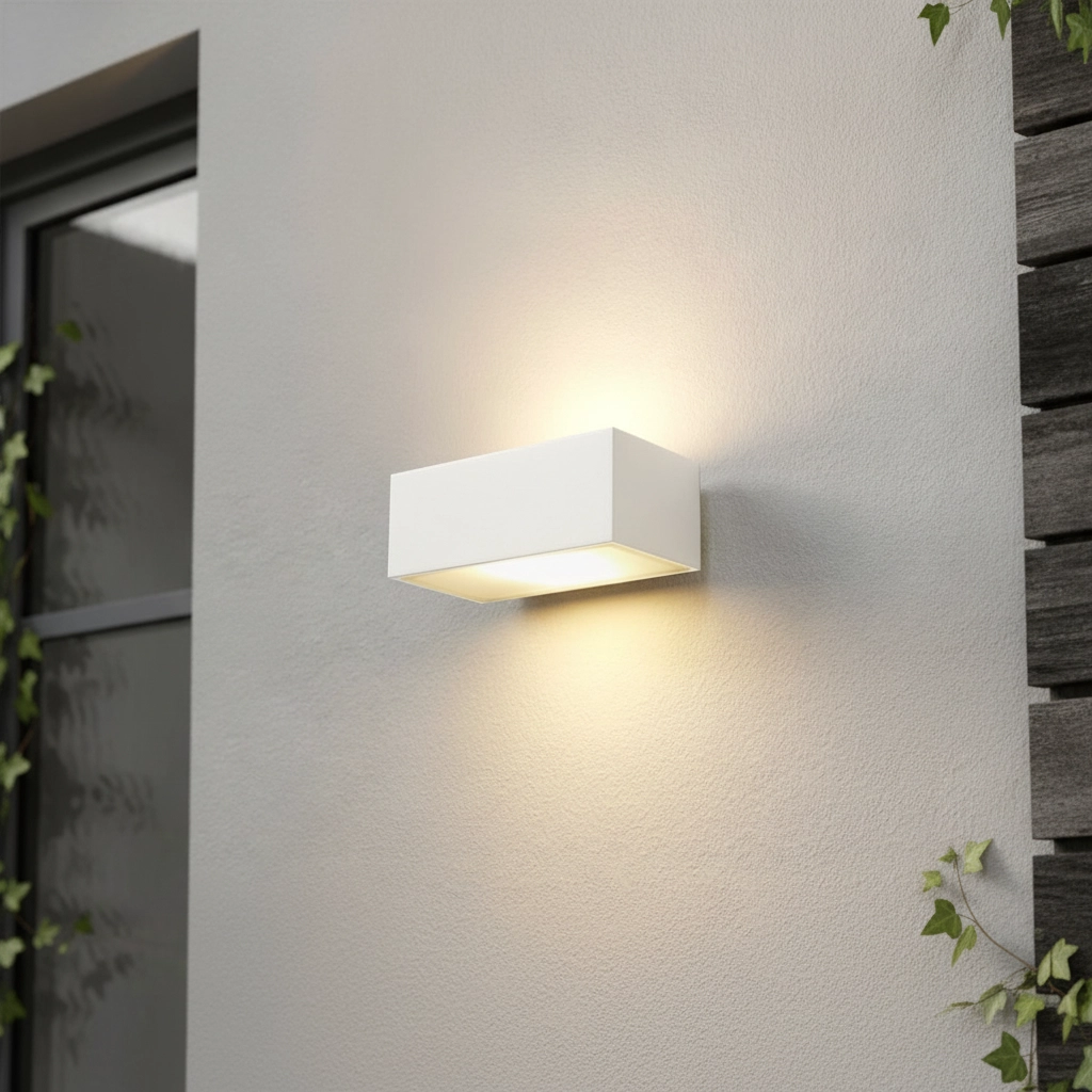 LED-Fassadenscheinwerfer Eindh 13cm - weiß