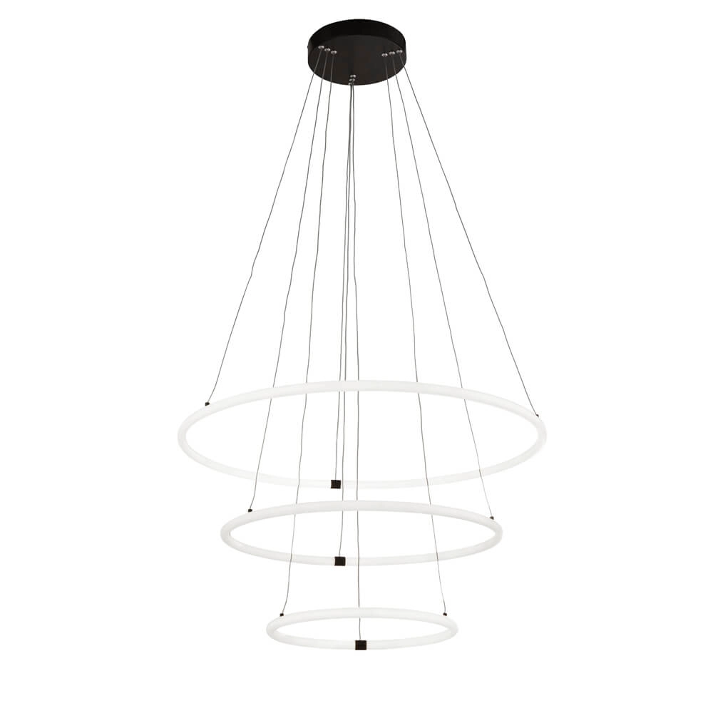 Hängelampe Revolve Leerer 3-Ring schwarz