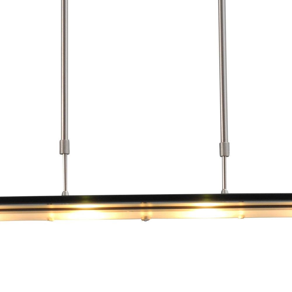 Esszimmerlampe Vigo 2 140 cm Nickel mit Schwarz Masterlight 8718121181110