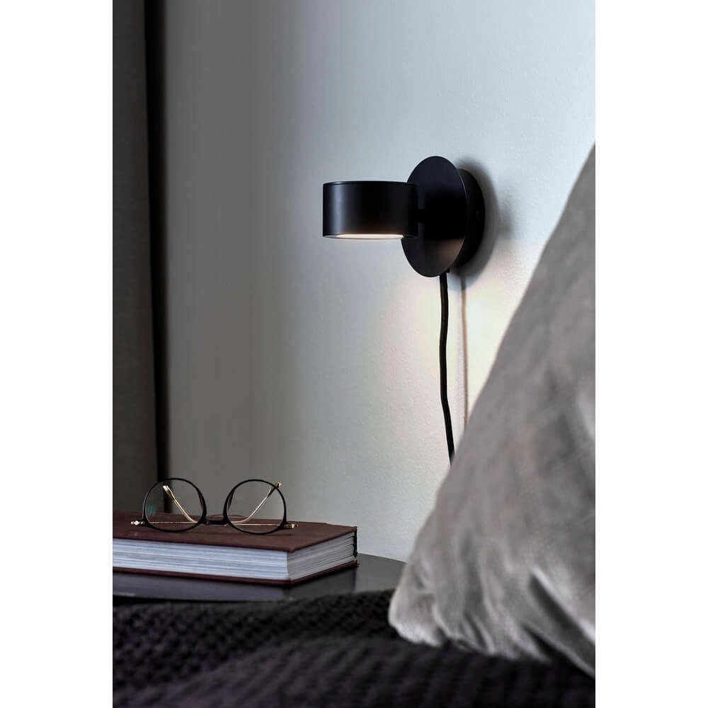 Design-Wandspot Clyde schwarz Nordlux 5704924001178
