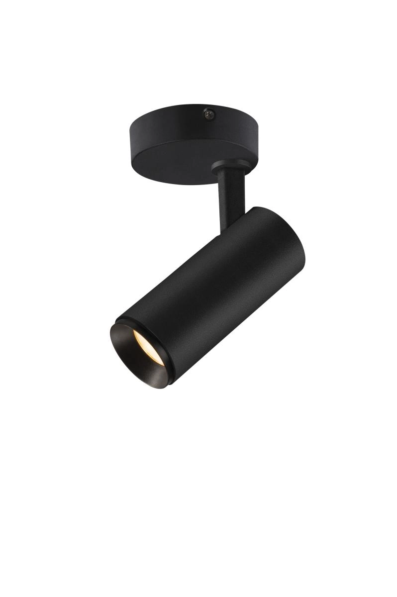 Aufbauspot Numinos S schwarz 2700K - 60gr SLV 4024163242509