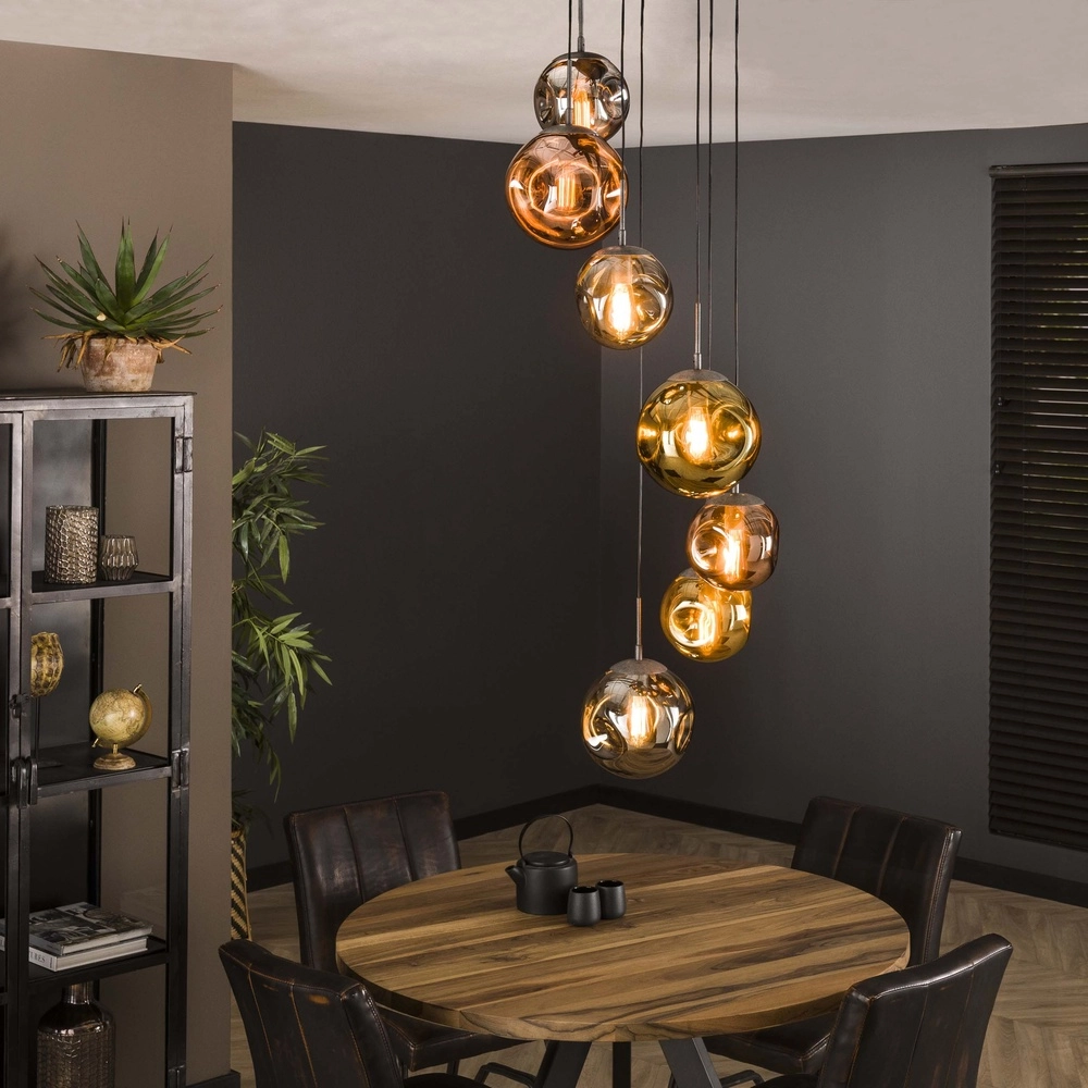 Vide Pendellampe Stellar 7 Glaskugeln Lyora 8716803511699