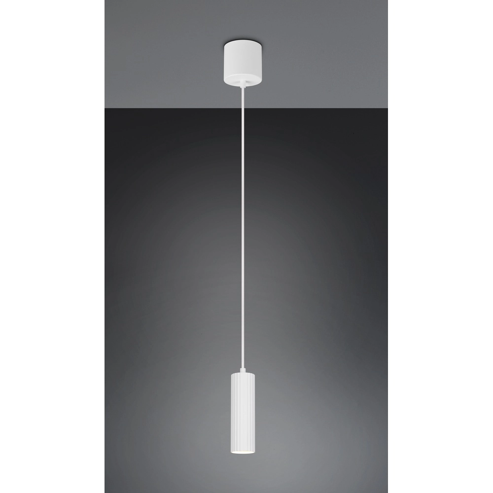 Design-Pendelleuchte Soka Ø 9cm weiß Trio 4017807658453