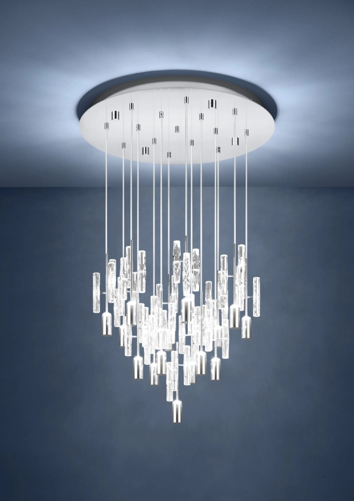 Einzigartige Pendellampe Alemdina Chrom-3-Schritt-CCT Stars of Light 9008606360093