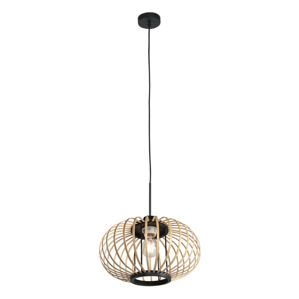 Pendellampe Silva mit Bambusschatten Ø31 cm Steinhauer 8712746182736