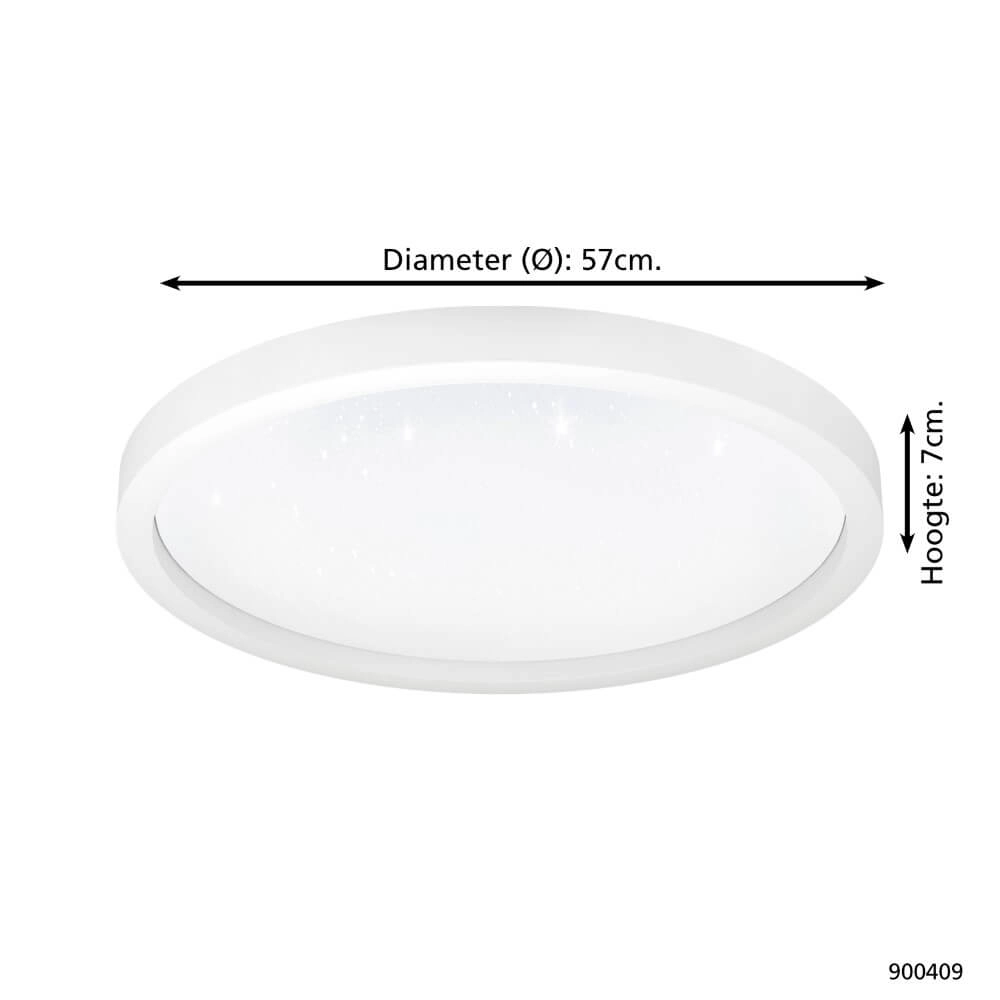 Deckenlampe Zigbee Montemorelos-Z Ø 57cm weiß Eglo 9008606243822