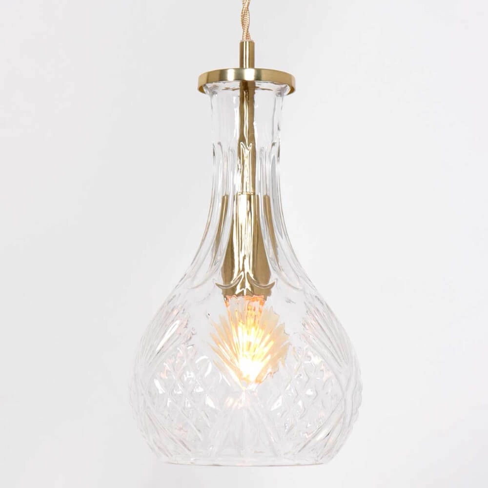 Klassische Hängelampe Grazioglass Ø 14cm Steinhauer 8712746166323