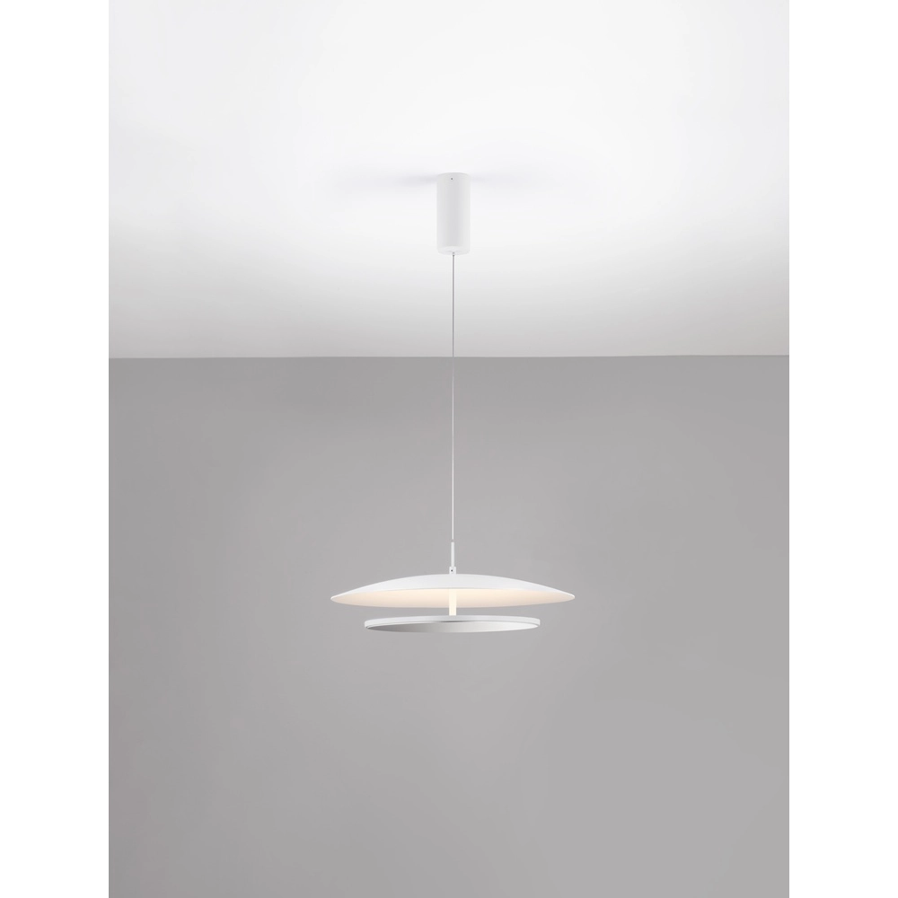 Design-Pendelleuchte Olos weiß Ø 50cm Lyora 5212017457028