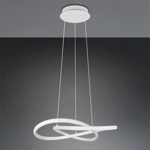 Design-Pendellampe Mansa Weiß Trio 4017807682151