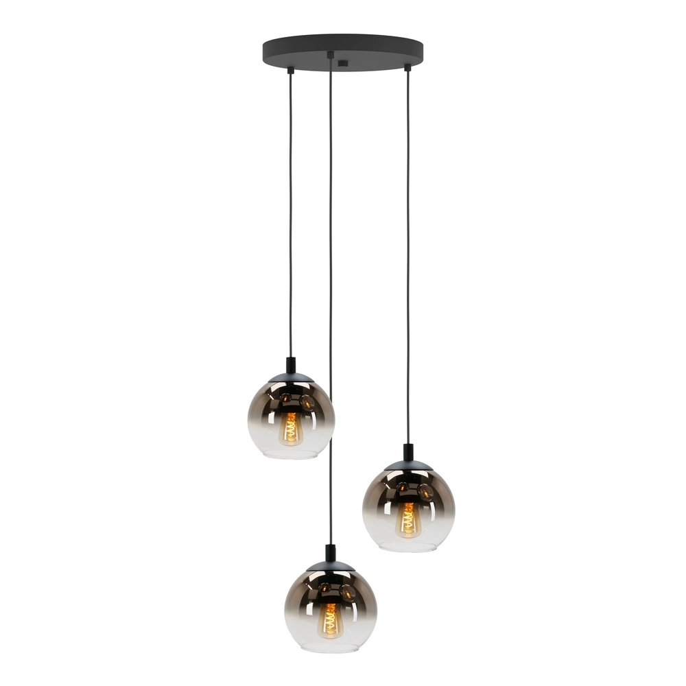 Pendelleuchte Ariscani 1 3-flammig schwarz rund Eglo 9008606358069