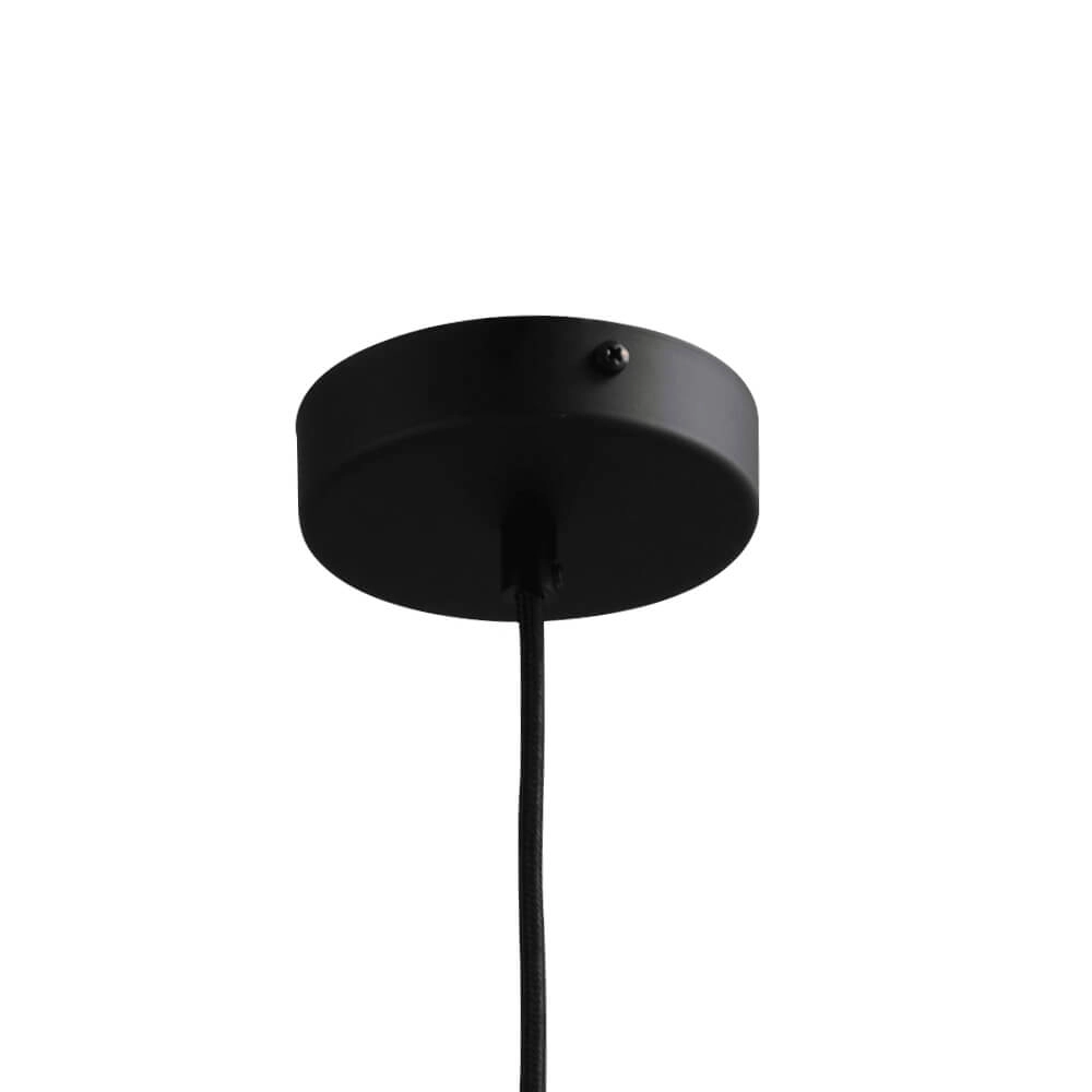 Hängelampe Ø 25cm Bella 2 Schwarz mit goldenem Glas Masterlight 8718121334301