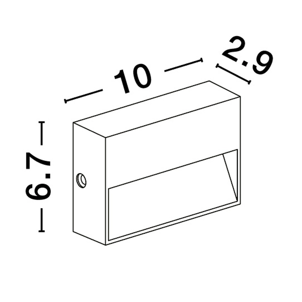 Schlanke Wandleuchte Vision anthrazit Lyora 5212017432841