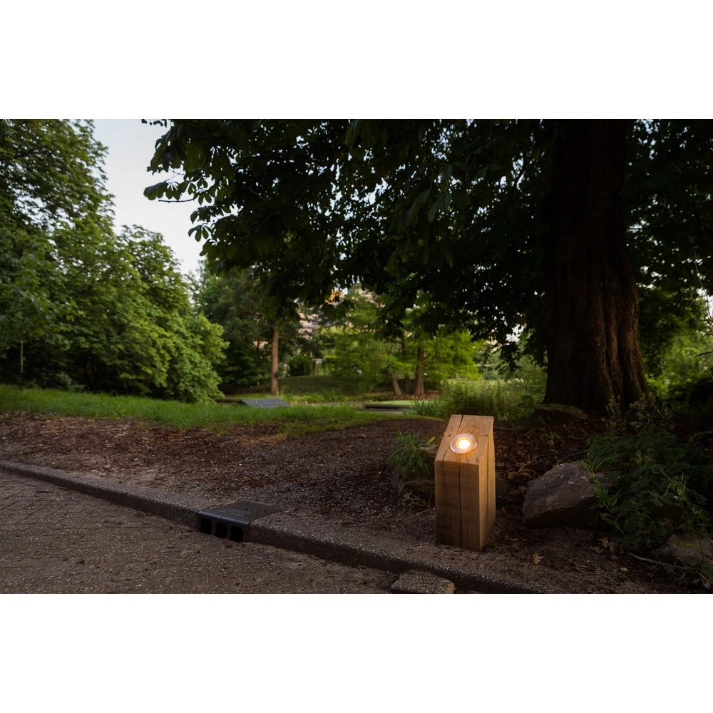 Holz-Uplighter Sotto Rustikale Kastanie – 40 cm – 2700.000 km Timberlab 8716803514171