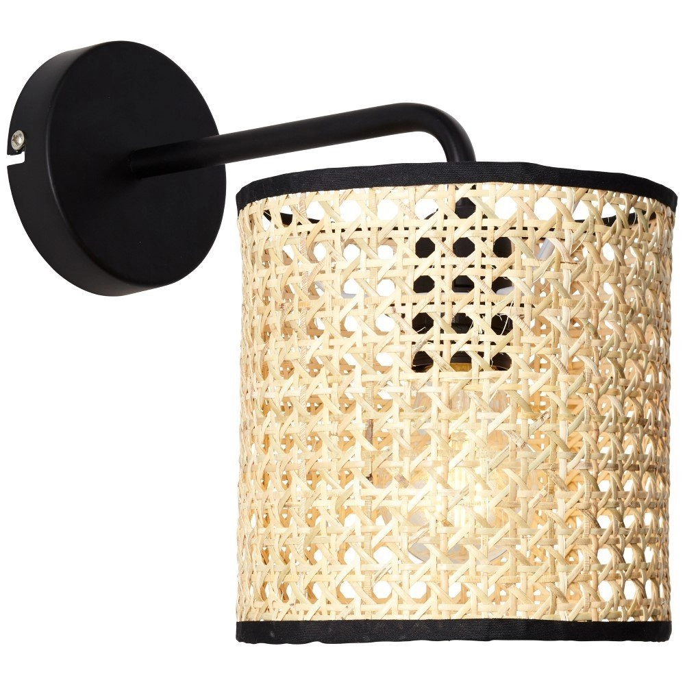 Rattan-Wandleuchte Wiley