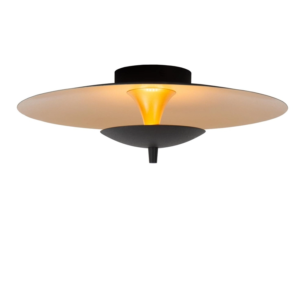 Design-Deckenlampe Vulcan Gold mit Schwarz Lucide 5411212303448