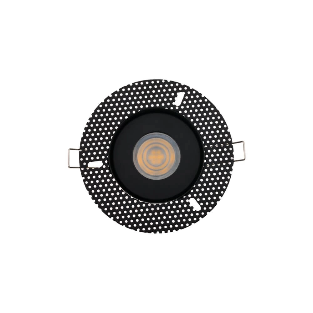 Randloser Einbaustrahler Echo schwarz IP54 Lyora 5903139837293