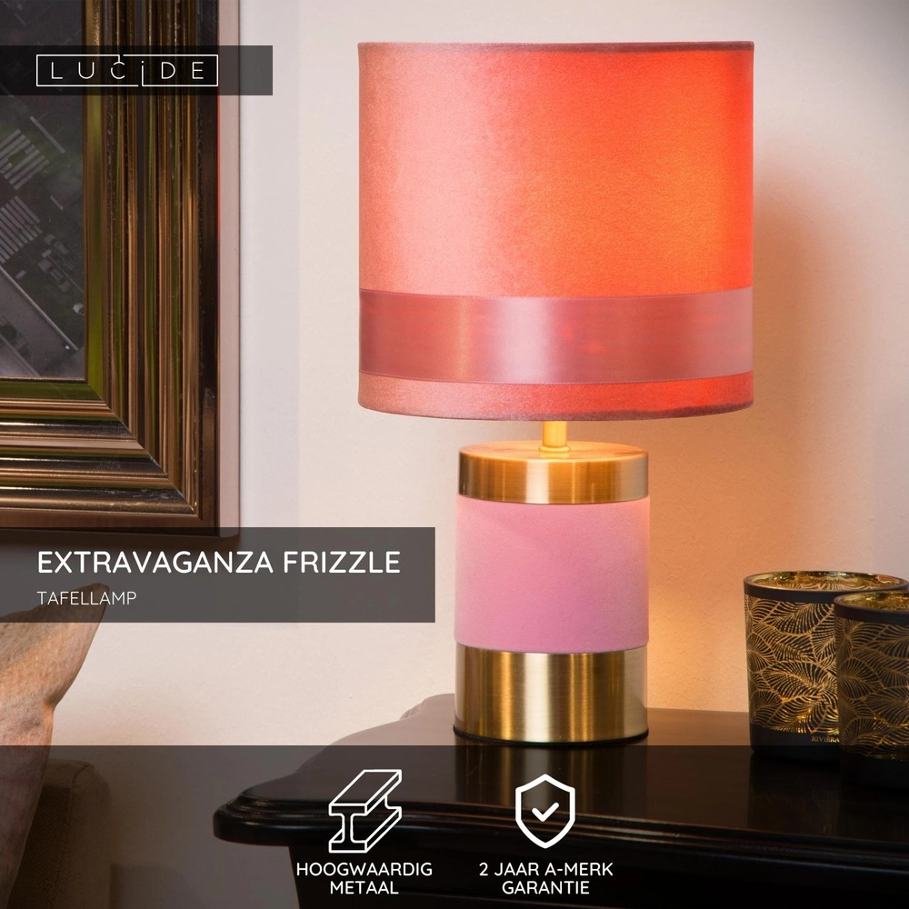 Design-Tischlampe Extravaganza Frizzle Pink Lucide 5411212105288